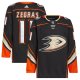 Men's Anaheim Ducks Trevor Zegras adidas Black Home Primegreen Player Jersey