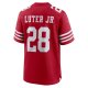 Men's San Francisco 49ers Darrell Luter Jr. Nike  Scarlet  Game Jersey