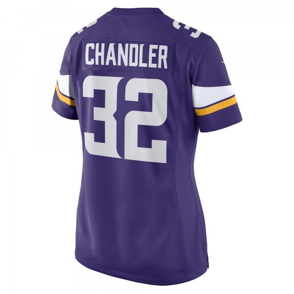 Women's Minnesota Vikings Ty Chandler Nike Purple Game Player Jersey