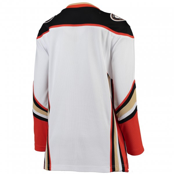 Women's Anaheim Ducks Fanatics White Away Breakaway Jersey