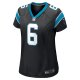 Women's Carolina Panthers Baker Mayfield Nike Black Home Player Game Jersey