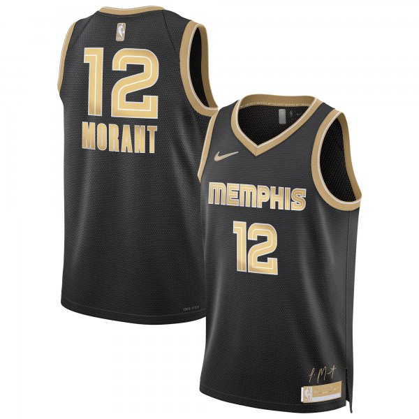 Unisex Memphis Grizzlies Ja Morant Nike Black  Select Series Swingman Jersey