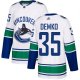 Vancouver Canucks #35 Thatcher Demko White Road Stitched NHL Jersey