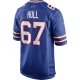 Men's Buffalo Bills Kent Hull Nike Royal Game Retired Player Jersey