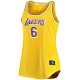 Women's Los Angeles Lakers LeBron James Fanatics Gold Fast Break Tank Jersey - Icon Edition