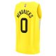 Men's Utah Jazz Taylor Hendricks Fanatics Yellow  Fast Break Replica Jersey - Icon Edition