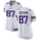 Women's Minnesota Vikings #87 T.J. Hockenson Nike White Limited NFL Jersey