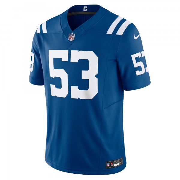 Men's Indianapolis Colts Shaquille Leonard Nike Royal Vapor F.U.S.E. Limited Jersey