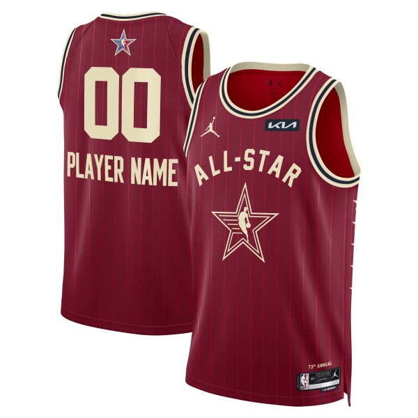 Unisex Jordan Brand Crimson 2024 NBA All-Star Game Swingman Custom Jersey