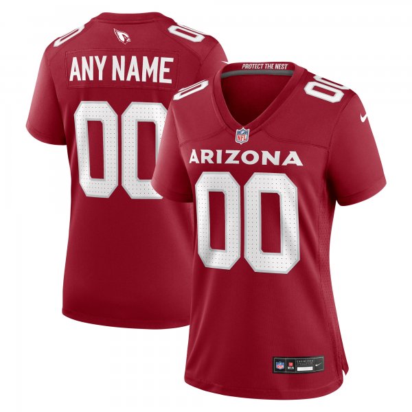 Women's Arizona Cardinals Nike Cardinal Custom Game Jersey