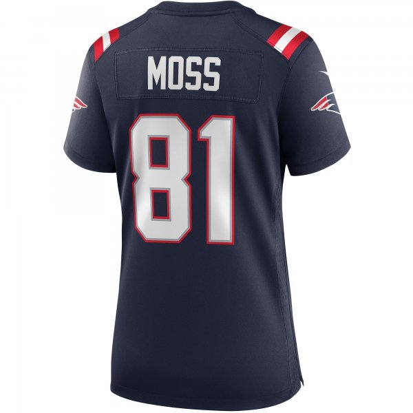 Women's New England Patriots Randy Moss Nike Navy Game Retired Player Jersey