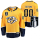 Men's Nashville Predators 2022 Stanley Cup Playoffs Gold Home Custom Jersey