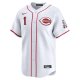 Men's Cincinnati Reds Nike White #1 Dad Home Limited Jersey