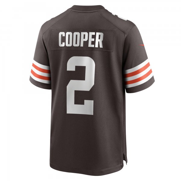 Men's Cleveland Browns Amari Cooper Nike Brown Player Game Jersey