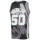 Men's San Antonio Spurs David Robinson Mitchell & Ness Black Hardwood Classics 1998/99 Hyper Hoops Swingman Jersey