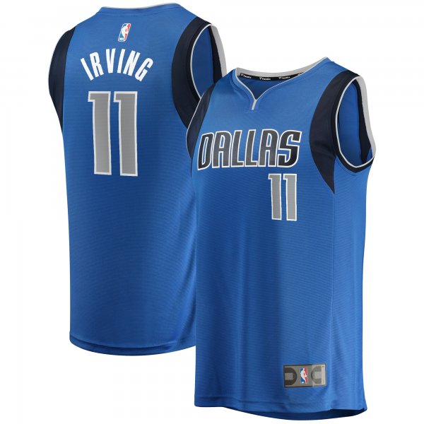 Youth Dallas Mavericks Kyrie Irving Fanatics Blue Fast Break Replica Player Jersey - Icon Edition