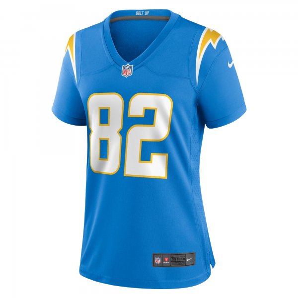 Women's Los Angeles Chargers Brenden Rice Nike  Powder Blue  Game Jersey