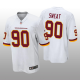 Men's Washington Football Team #90 Montez Sweat White Jersey