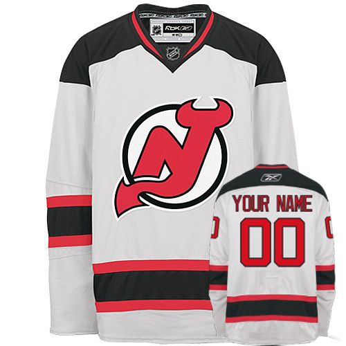 New Jersey Devils Personalized White NHL Jersey