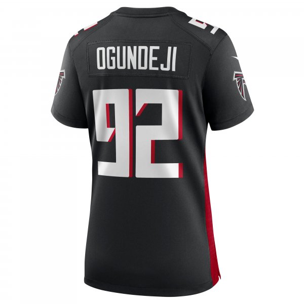 Women's Atlanta Falcons Adetokunbo Ogundeji Nike Black Game Jersey