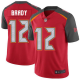 Men's Tampa Bay Buccaneers #12 Tom Brady Red Team Color Stitched NFL Vapor Untouchable Limited Jersey