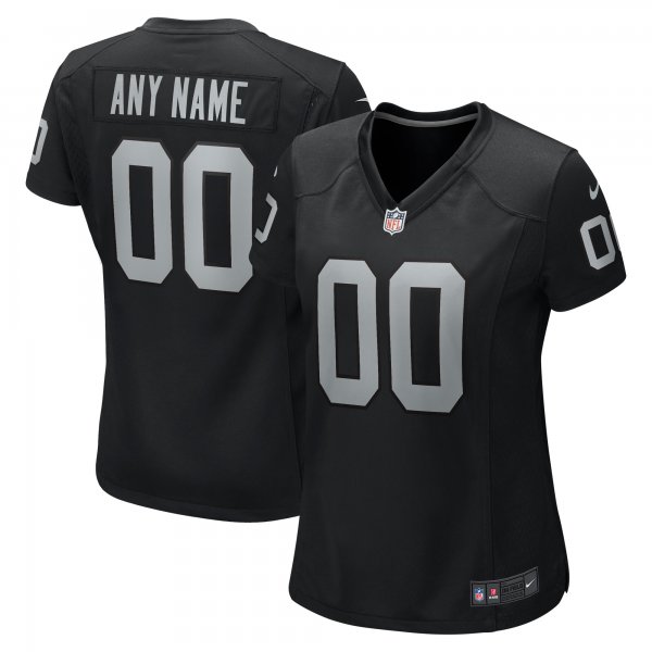 Women's Nike Black Las Vegas Raiders Custom Game Jersey