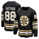 Men's Boston Bruins #88 David Pastrnak 100th Anniversary Home Breakaway Black Jersey