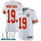 Kansas City Chiefs #19 Joe Montana White Super Bowl LIV Bound Men's Stitched NFL Vapor Untouchable Limited Jersey