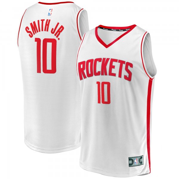 Youth Houston Rockets Jabari Smith Jr. Fanatics White Fast Break Replica Player Jersey - Association Edition