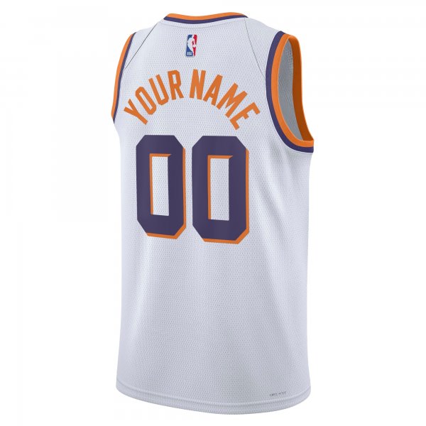 Unisex Phoenix Suns  Nike White Swingman Custom Jersey - Association Edition