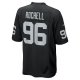 Men's Las Vegas Raiders Isaac Rochell Nike  Black Team Game Jersey