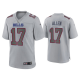 Men's Buffalo Bills Josh Allen Gray Atmosphere Fashion Game Jersey