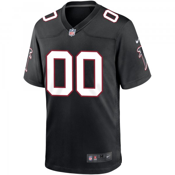 Men's Atlanta Falcons Nike Black Throwback Custom Game Jersey