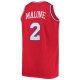 Men's Philadelphia 76ers Moses Malone Mitchell & Ness Red 1982/83 Big & Tall Hardwood Classics Swingman Jersey