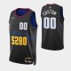 2023-24 City Edition Denver Nuggets #00 Custom Black 5280 Swingman Jersey