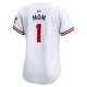 Women's Minnesota Twins Nike White #1 Mom Home Limited Jersey