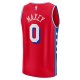 Men's Philadelphia 76ers Tyrese Maxey Fanatics Red Fast Break Replica Player Jersey - Statement Edition