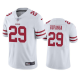 Men's Talanoa Hufanga #29 San Francisco 49ers White Vapor Limited NFL Jersey