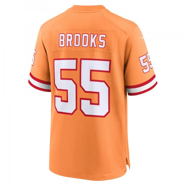 Men's Tampa Bay Buccaneers Derrick Brooks Nike Orange Throwback Game Jersey