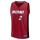 Men's Miami Heat Terry Rozier Fanatics Red Fast Break Player Jersey - Statement Edition