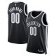 Men's Brooklyn Nets Nike Black 2021/22 Diamond Swingman Custom Jersey - Icon Edition