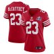 Women's San Francisco 49ers Christian McCaffrey Nike Scarlet Super Bowl LVIII Game Jersey