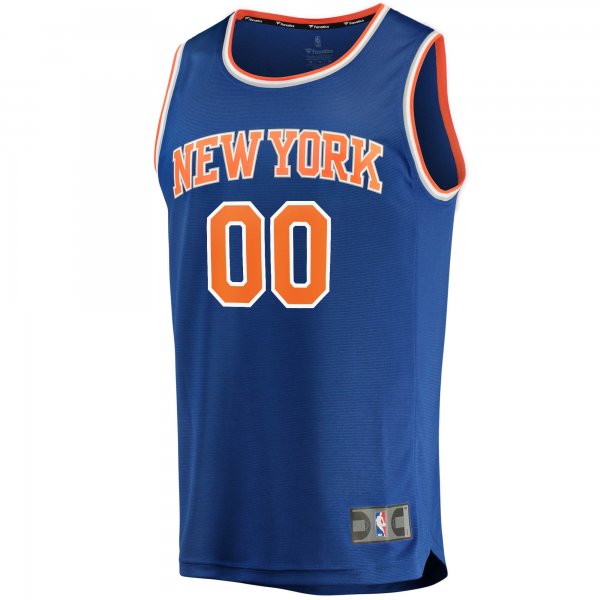 Youth New York Knicks Fanatics Blue Fast Break Custom Replica Jersey - Icon Edition