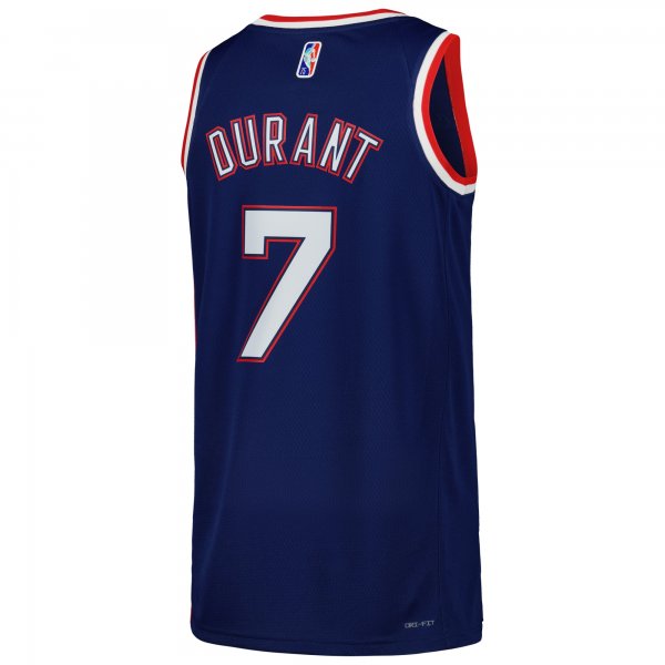 Men's Brooklyn Nets Kevin Durant Nike Blue Swingman Player Jersey - City Edition