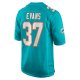 Men's Miami Dolphins Darrynton Evans Nike  Aqua Team Game Jersey