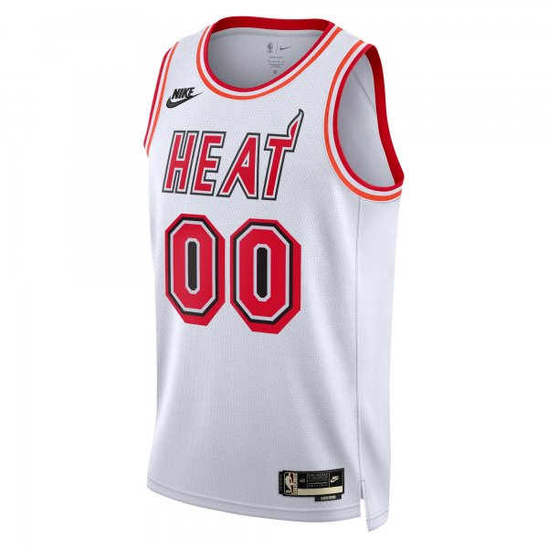 Unisex Miami Heat Nike White 2022/23 Custom Swingman Jersey - Classic Edition