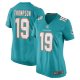 Women's Miami Dolphins Skylar Thompson Nike Aqua Game Player Jersey