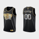 Men's Memphis Grizzlies 2022 Playoffs Custom Diamond Edition Retro Logo Black NBA Jersey