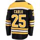 Men's Boston Bruins Brandon Carlo Fanatics Black Home Breakaway Player Jersey