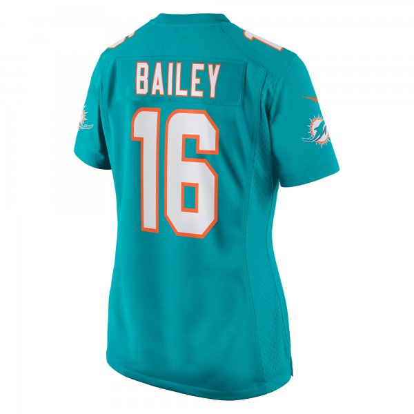 Women's Miami Dolphins Jake Bailey Nike Aqua Game Player Jersey